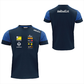 JR - T-Shirt T-Shirt "Jännerrallye" Navy/Blau